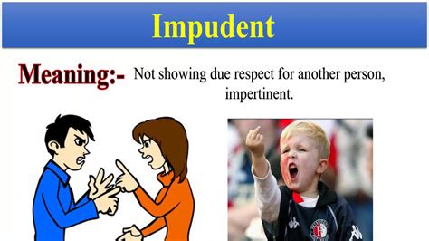 impudence meaning in english.